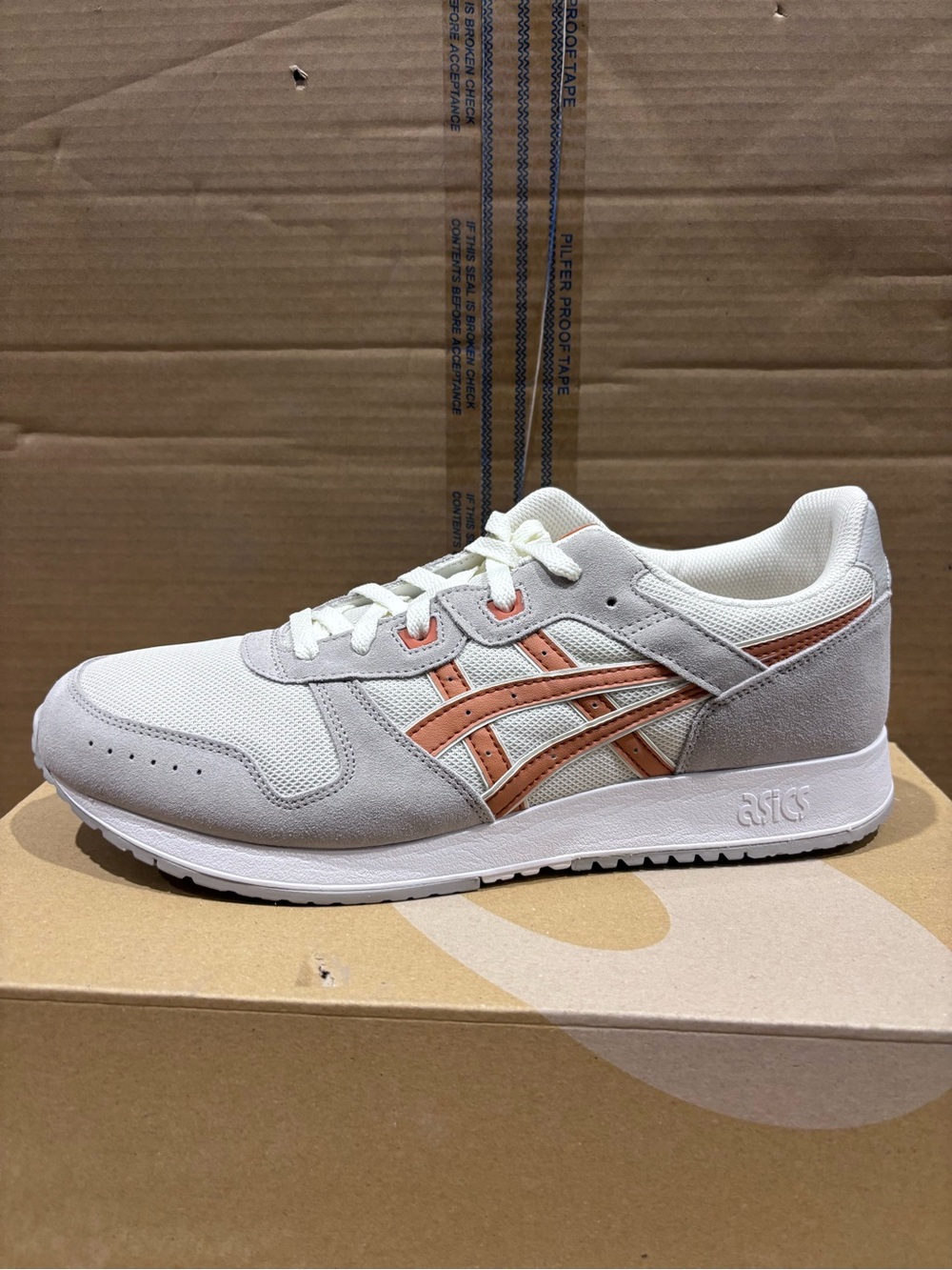 ASICS Men's Sneakers in Light Gray with Tan Accents (12 and 13us available)
